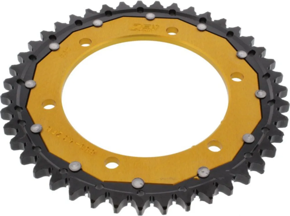 Kettenblatt Kettenrad Dual 43Z Teilung 530 gold ZFD85943GLD
