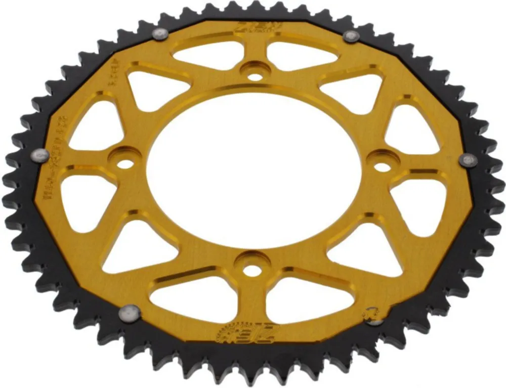 Rear sprocket dual 56 tooth pitch 428 gold ZFD114056GLD