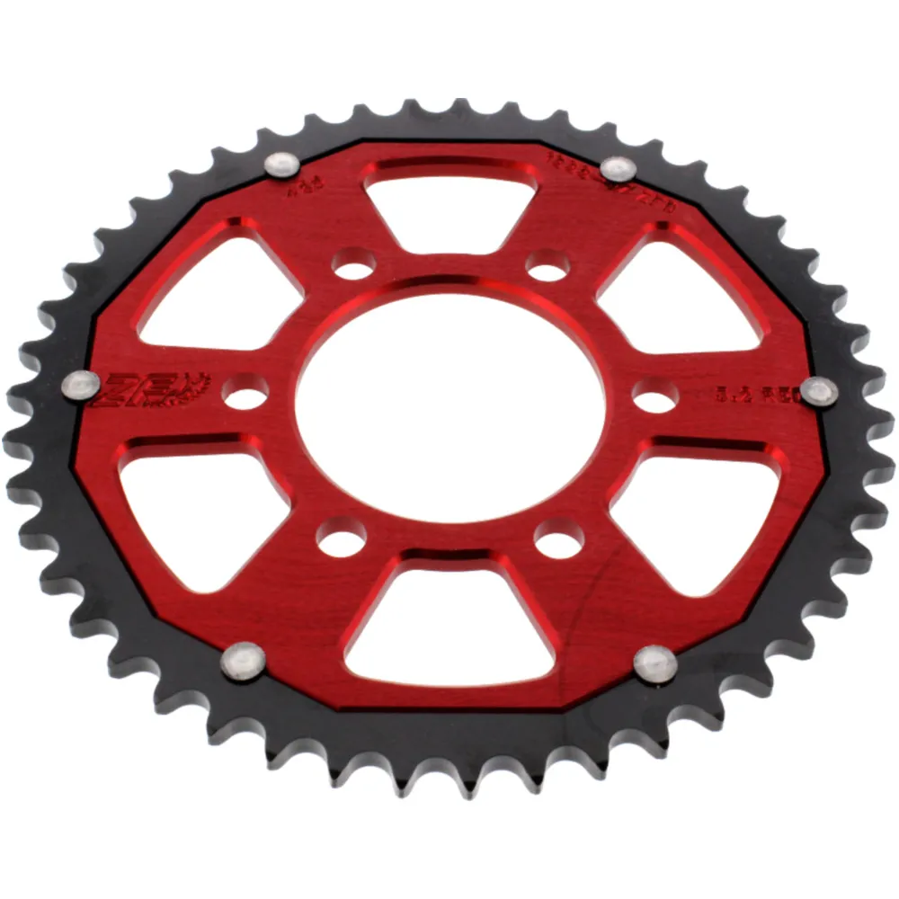 Kettenblatt Kettenrad Dual 47Z Teilung 428 rot