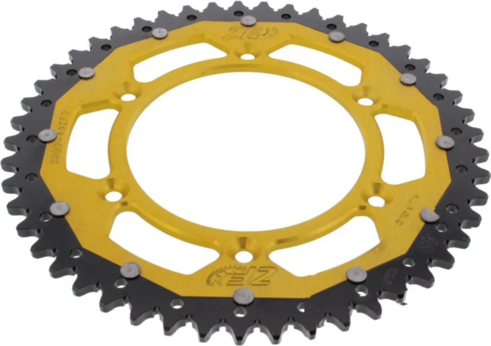 Rear sprocket dual 49 tooth pitch 520 gold