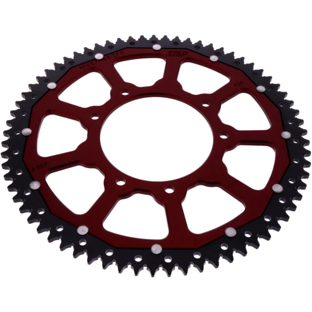 Rear sprocket dual 69z pitch 428 red