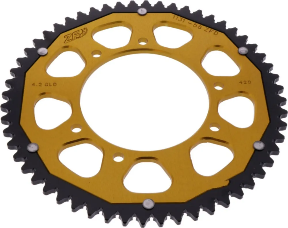 Rear sprocket dual 56 tooth pitch 420 GOLD