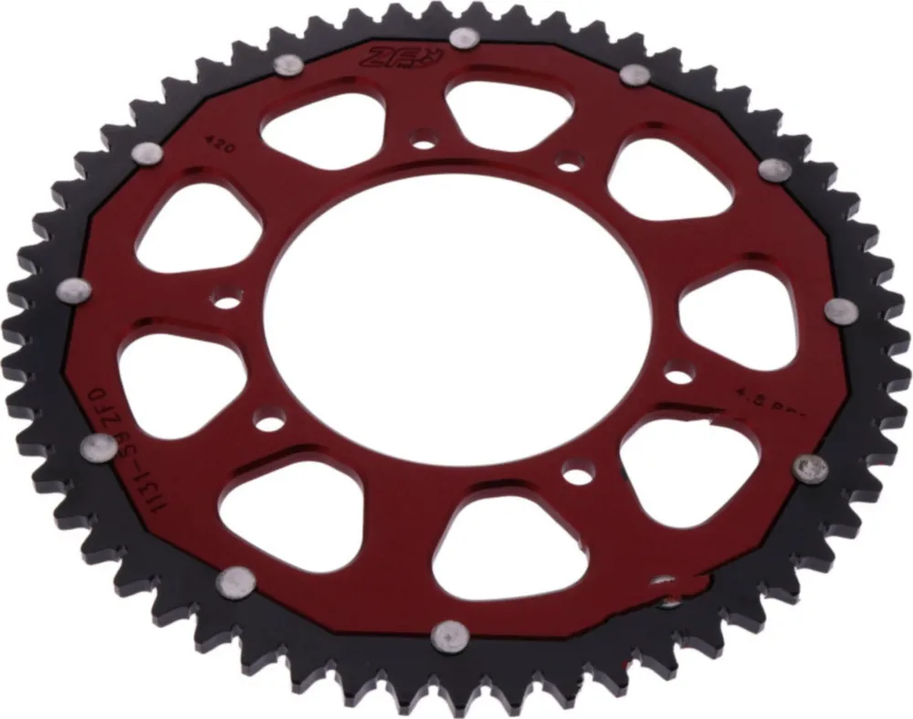 Rear sprocket dual 59 tooth pitch 420 RED