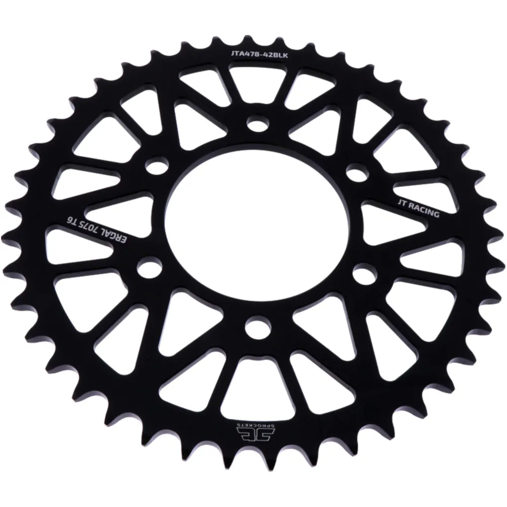 Alu-Kettenrad 42Z Teilung 520 schwarz JTA47842BLK