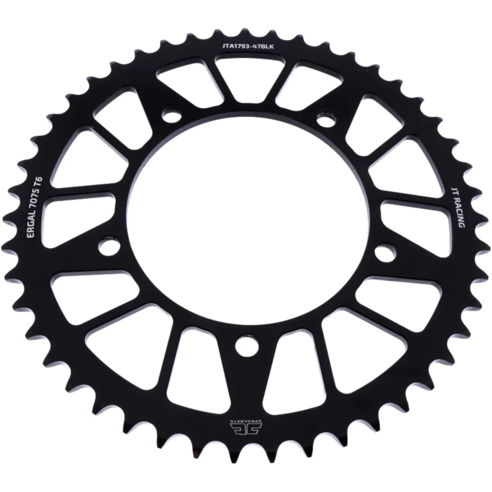 Alu-Kettenrad 47Z Teilung 520 schwarz JTA179347BLK