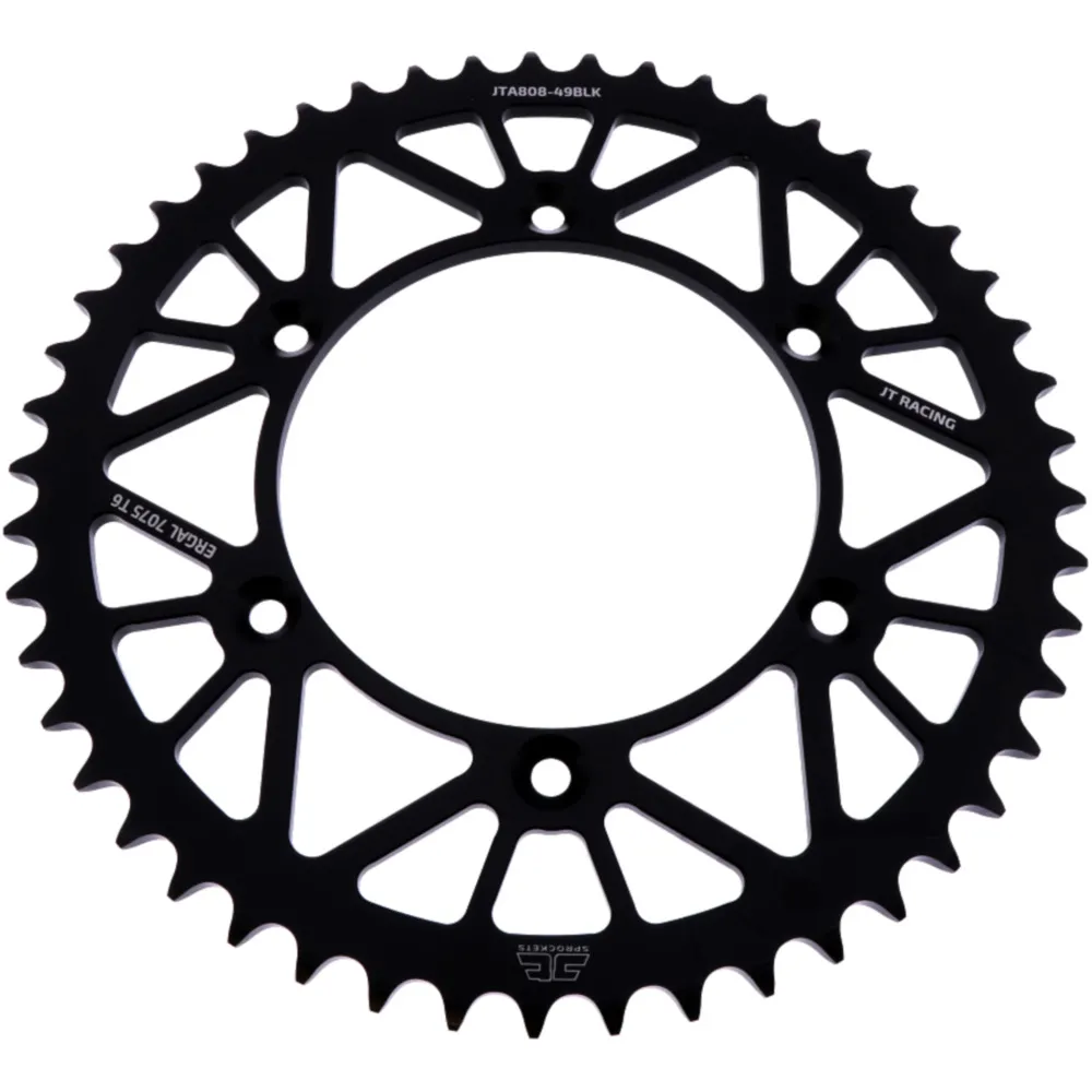 Alu-Kettenrad 49Z Teilung 520 schwarz JTA80849BLK