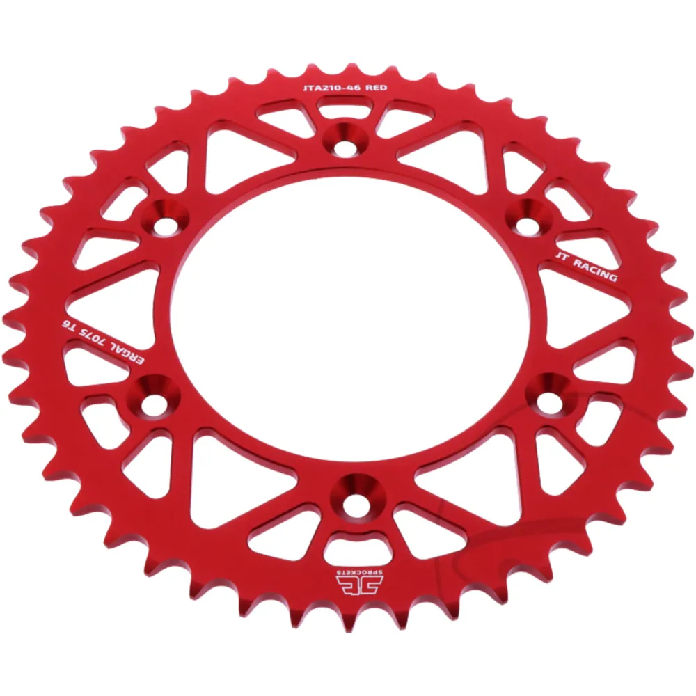 Alu-Kettenrad 46Z Teilung 520 rot