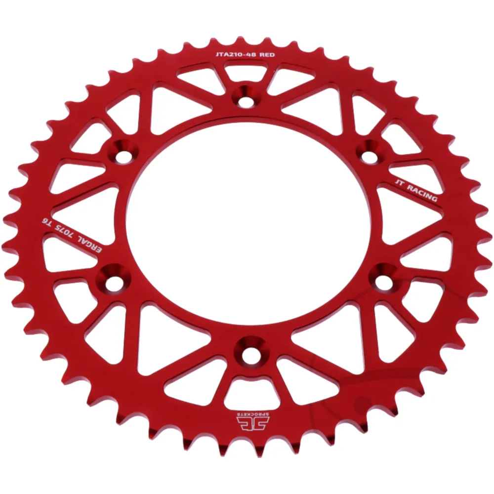 Alu-Kettenrad 48Z Teilung 520 rot