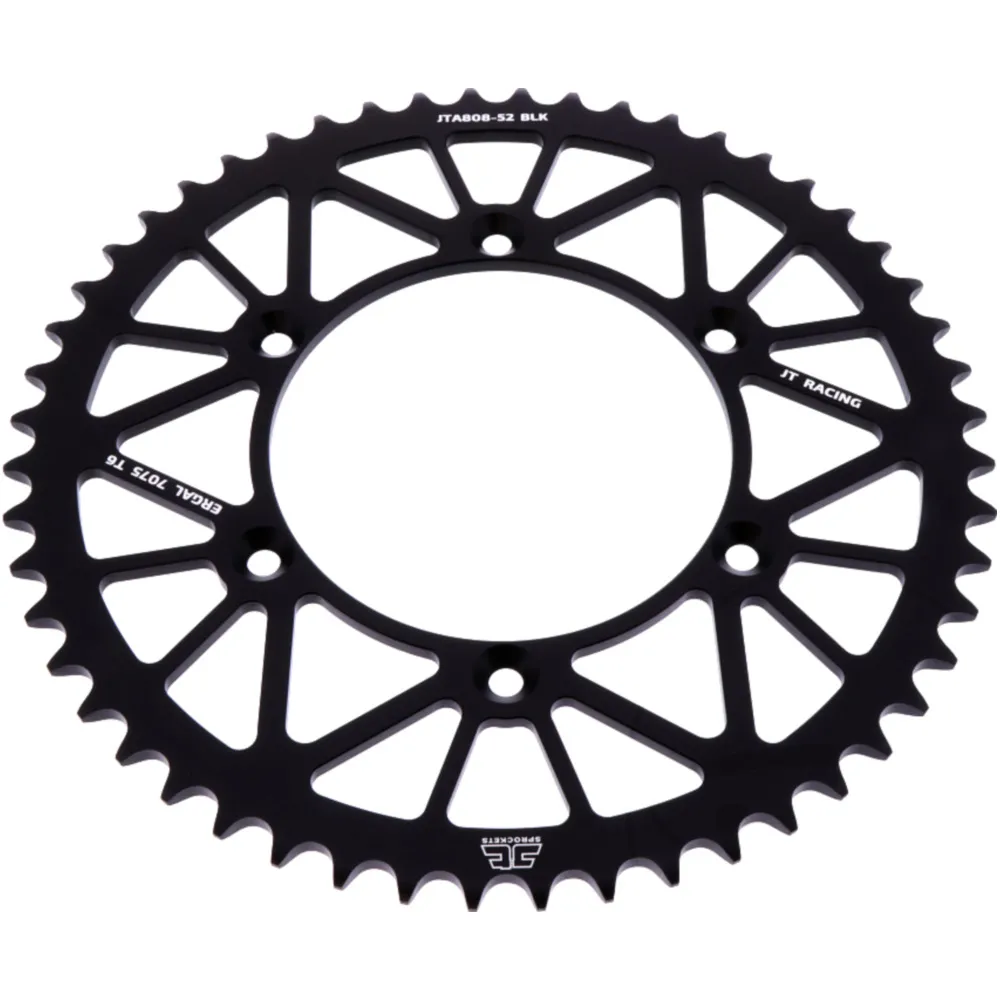 Alu-Kettenrad 52Z Teilung 520 schwarz JTA80852BLK