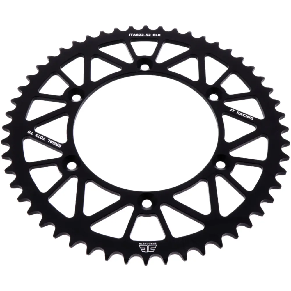 Alu-Kettenrad 52Z Teilung 520 schwarz JTA82252BLK