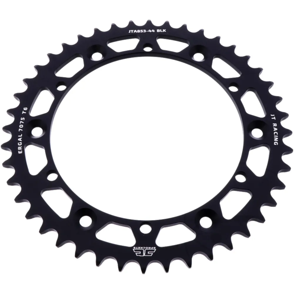 Rear sprocket alu 44 tooth pitch 520 black JTA85344BLK