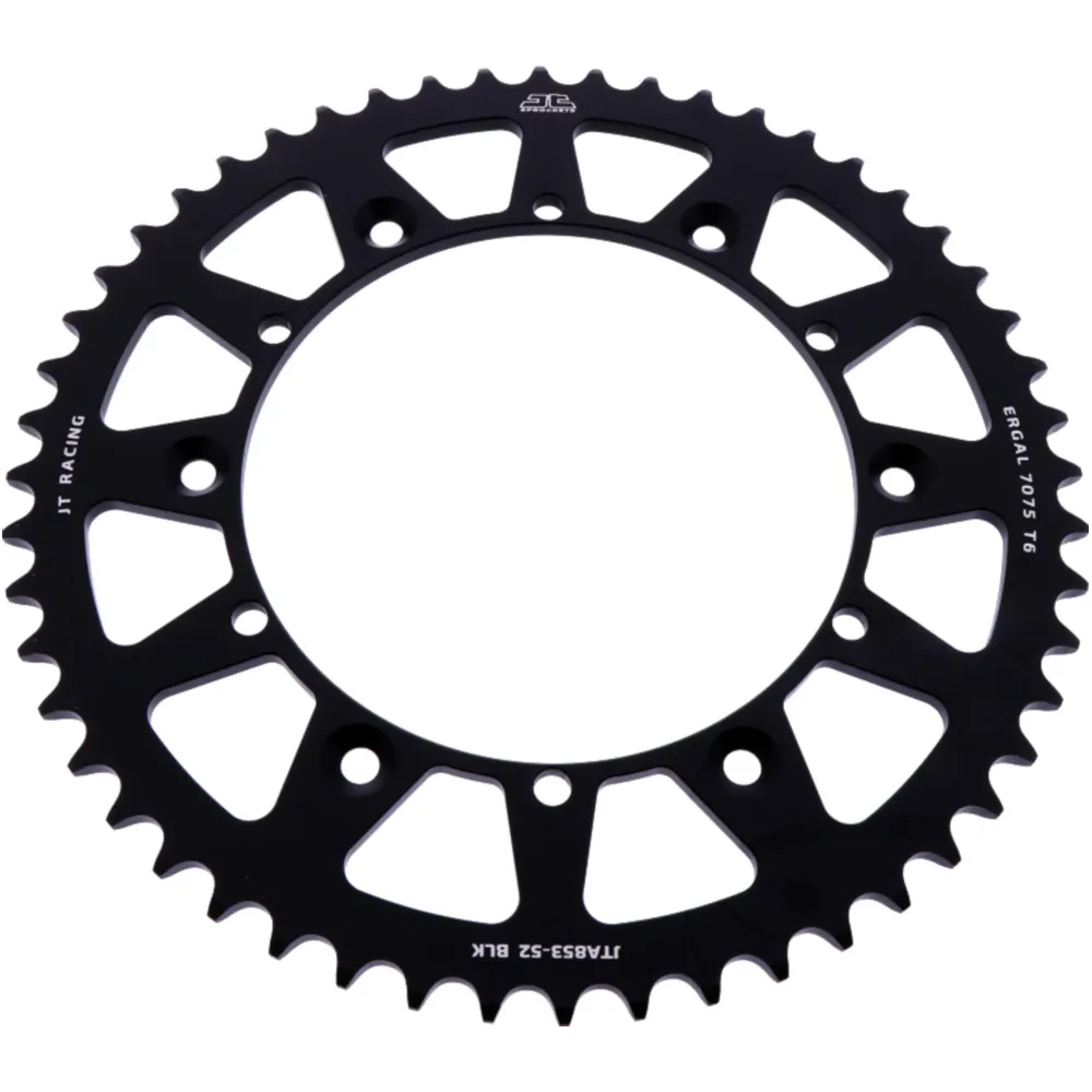 Alu-Kettenrad 53Z Teilung 520 schwarz JTA85352BLK