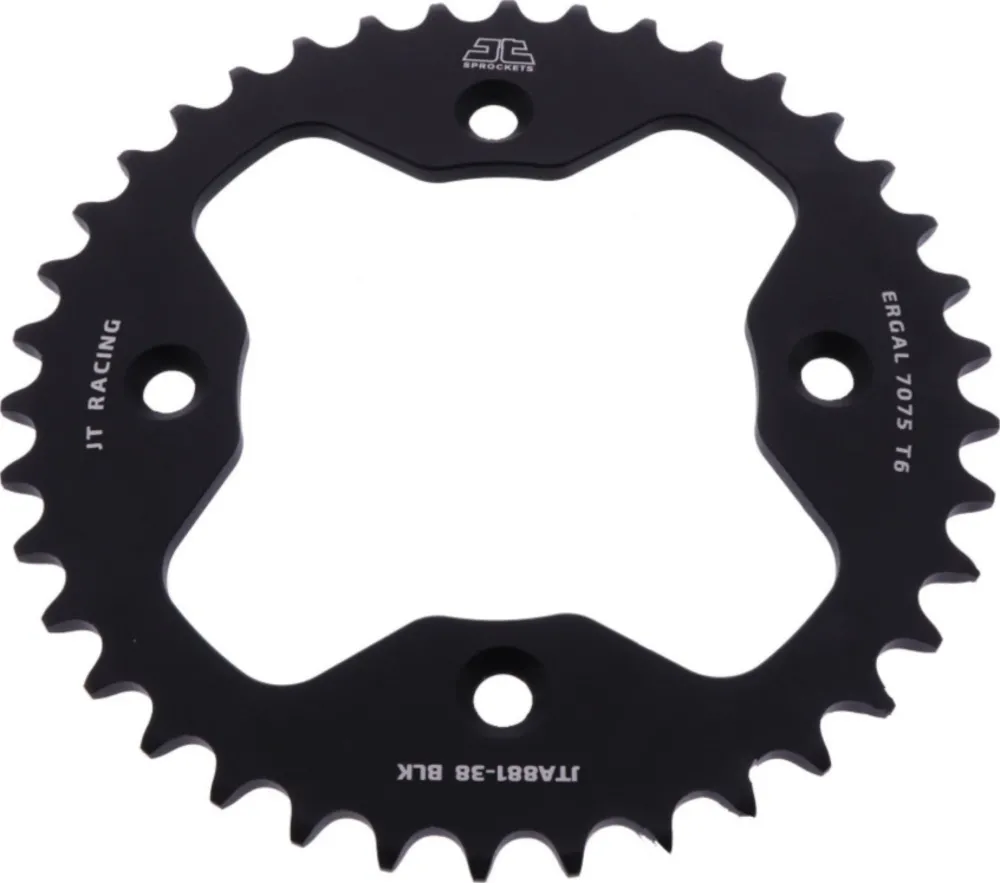 Alu-Kettenrad 38Z Teilung 520 schwarz JTA88138BLK