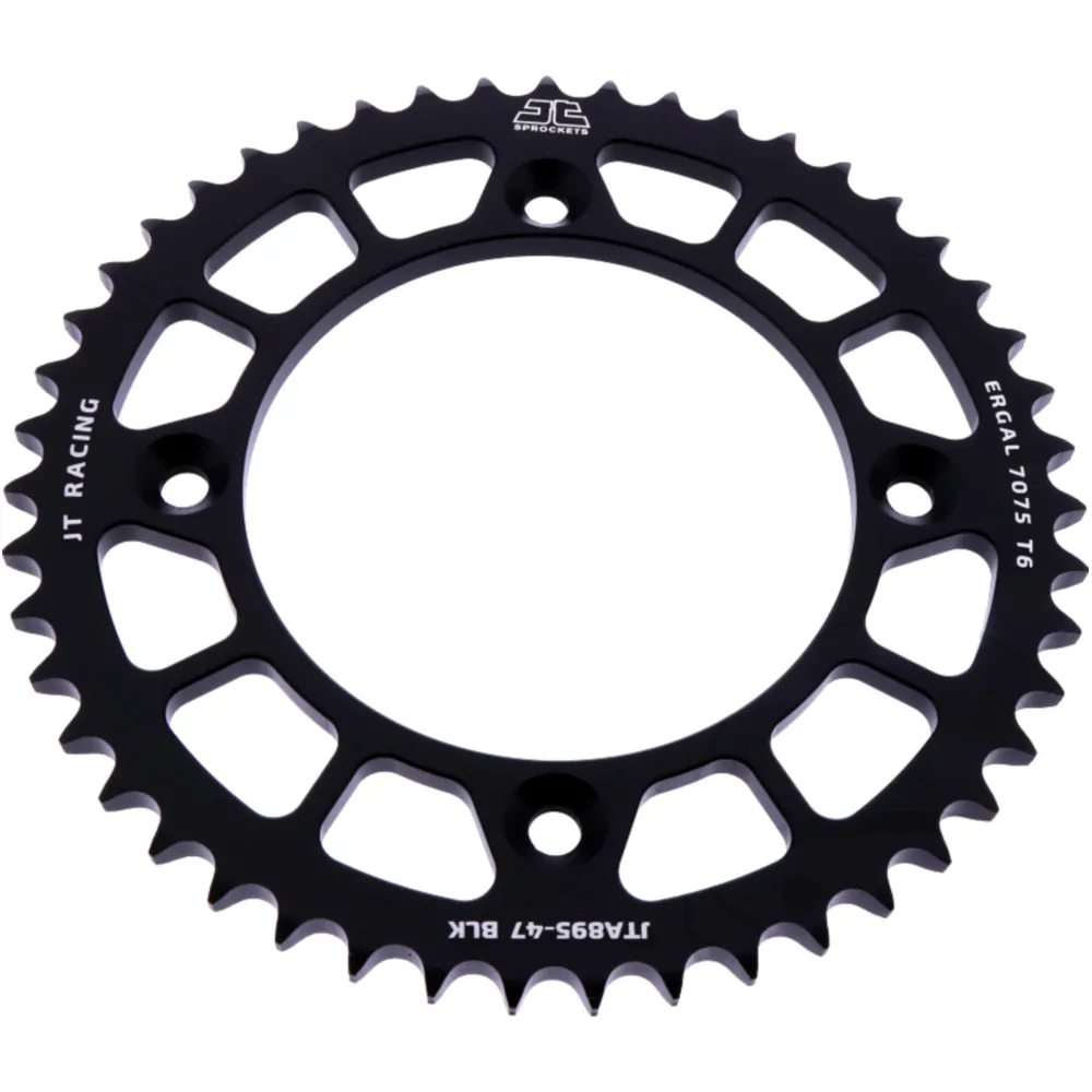 Alu-Kettenrad 47Z Teilung 428 schwarz JTA89547BLK