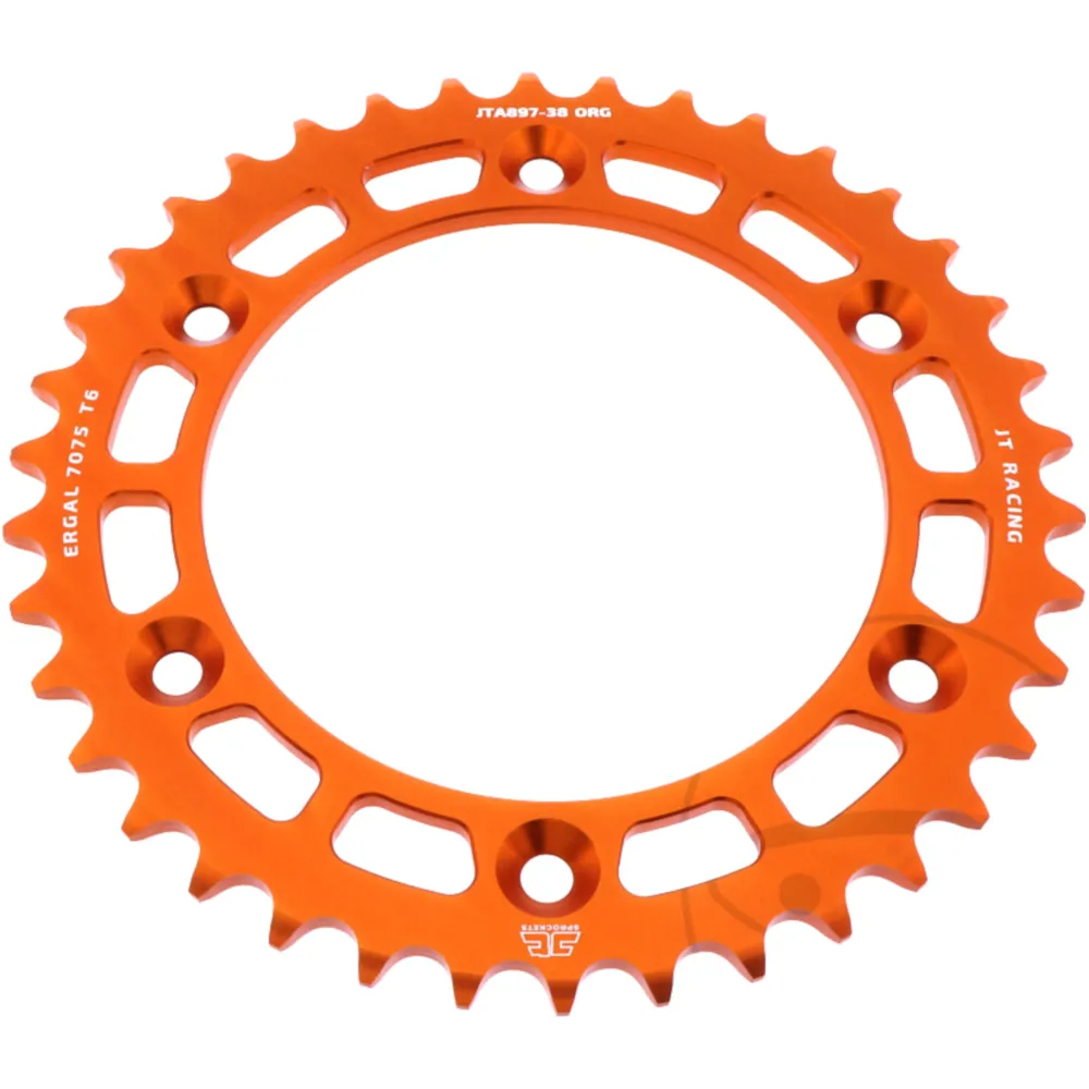 Alu-Kettenrad 38Z Teilung 520 orange