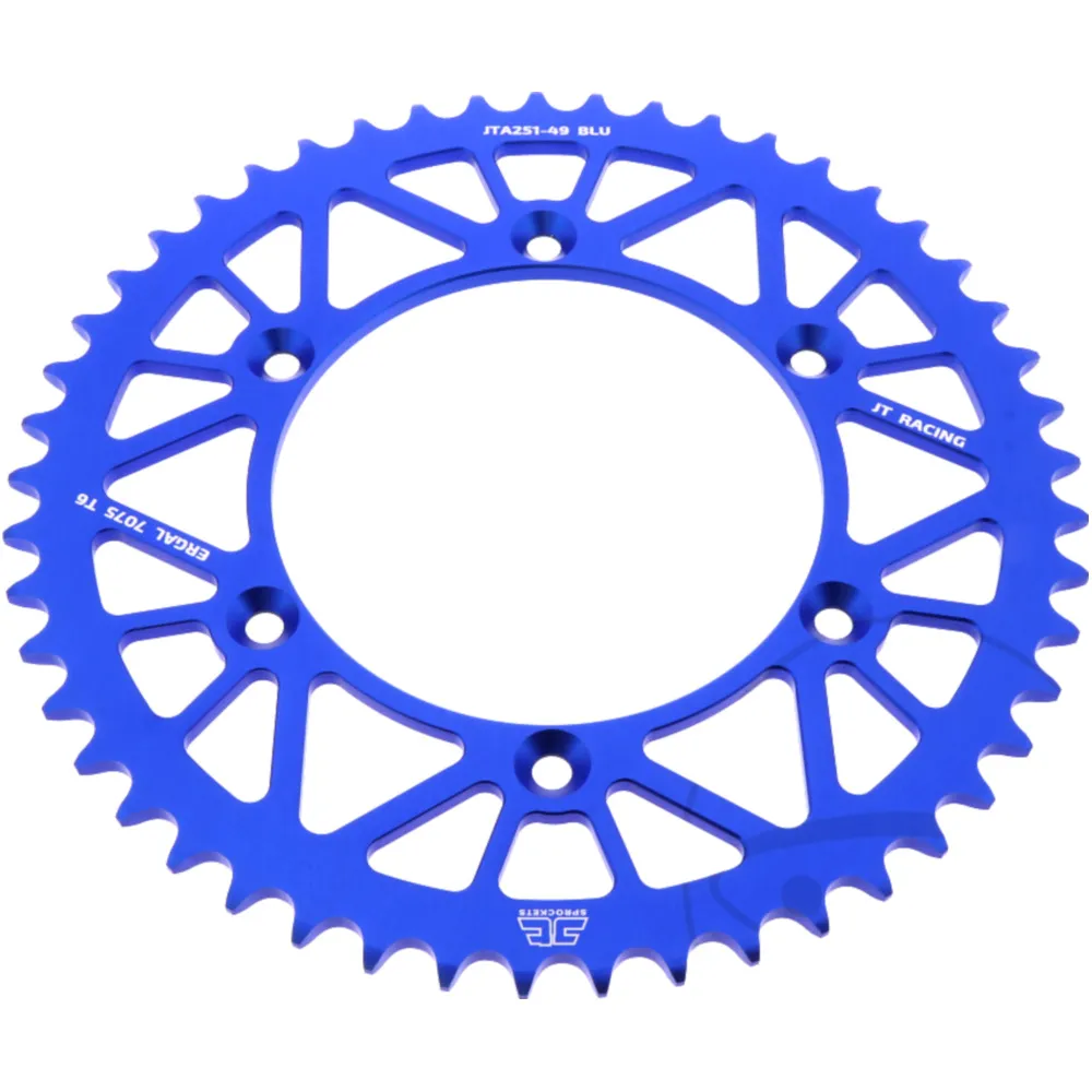 Alu-Kettenrad 49Z Teilung 520 blau