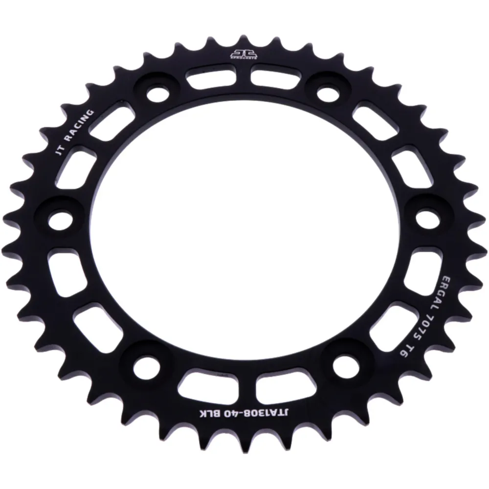 Rear sprocket alu 40 tooth pitch 520 black JTA130840BLK