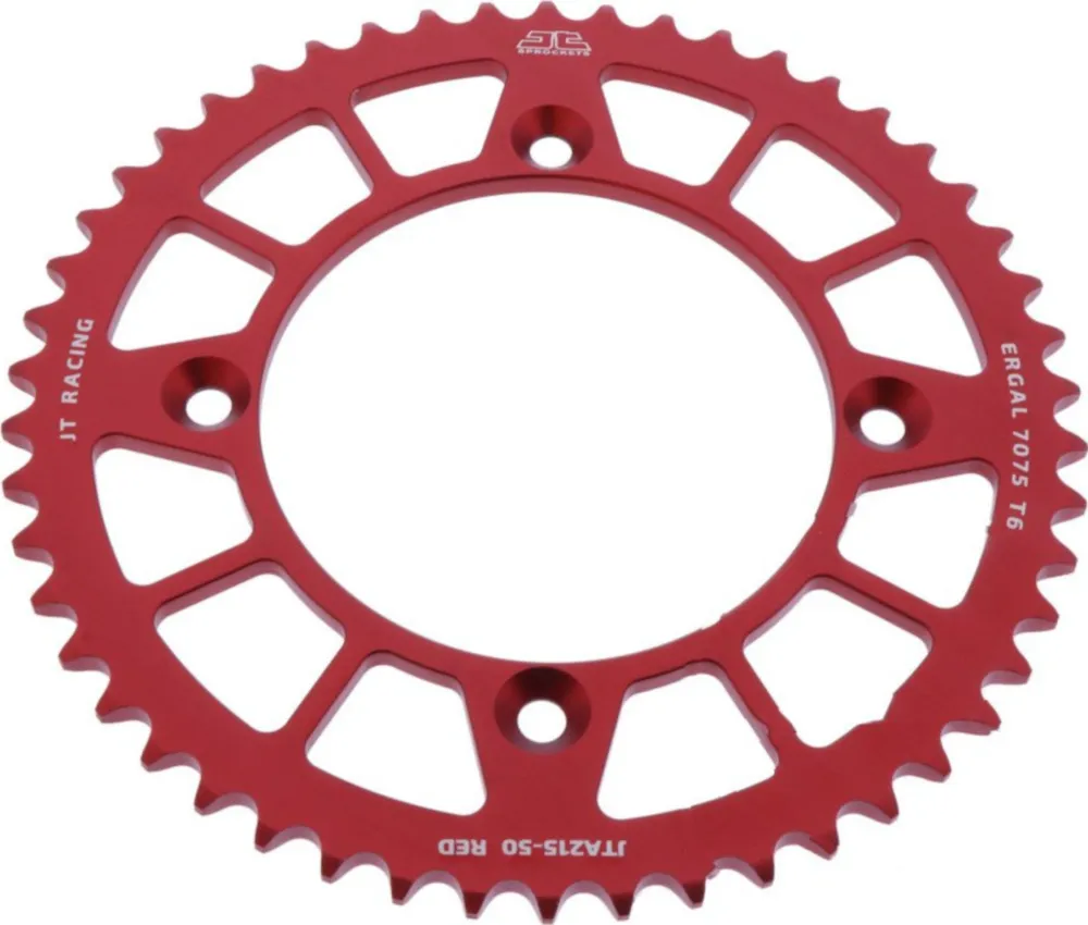 Alu-Kettenrad 50Z Teilung 420 rot