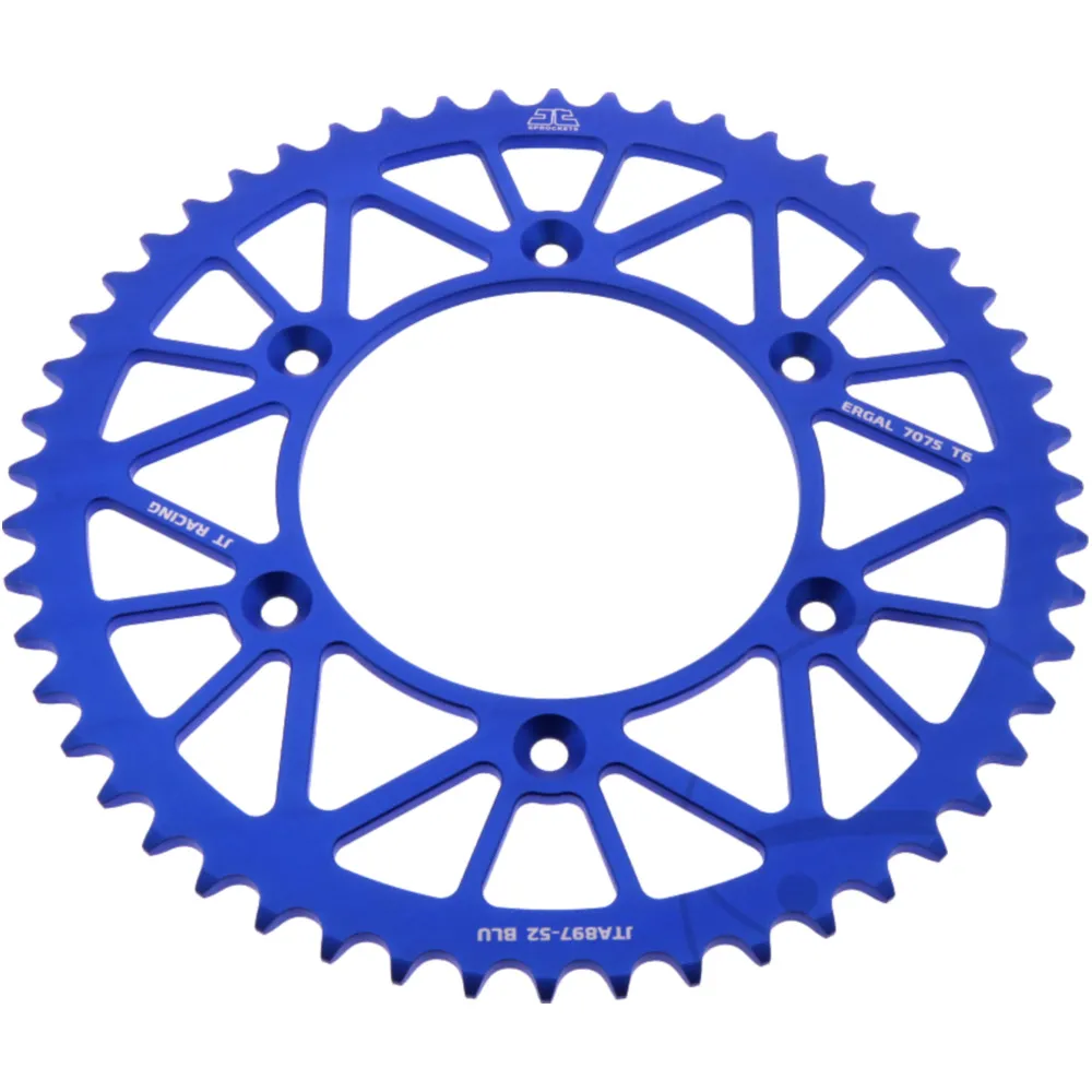 Alu-Kettenrad 52Z Teilung 520 blau