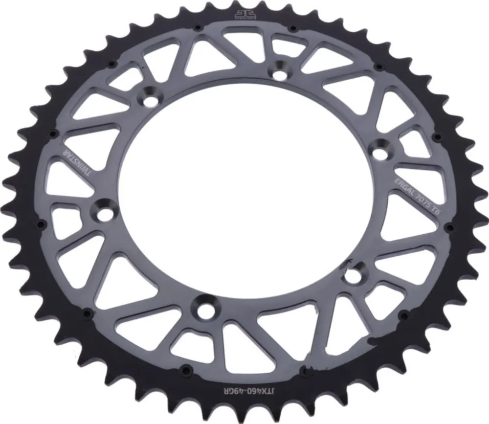 Kettenrad Twinstar 49Z Teilung 520 grau JTX46049GR