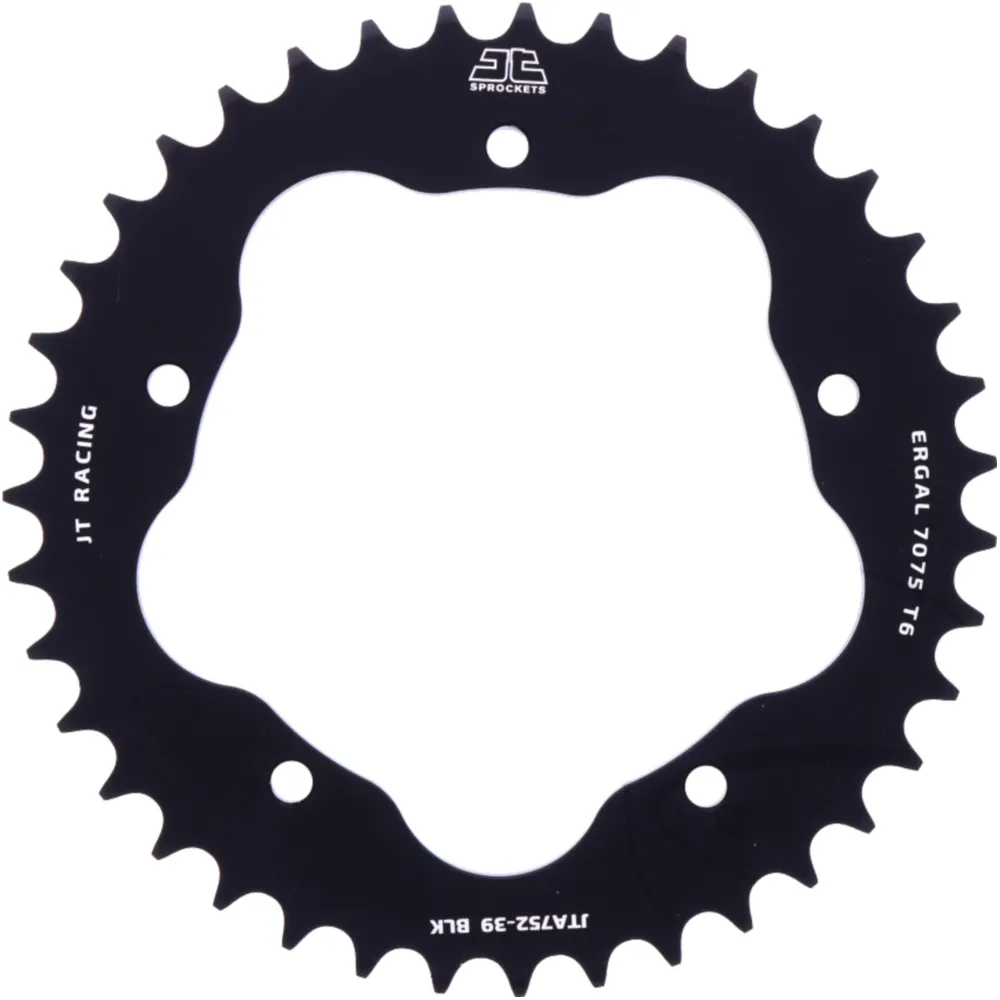 Alu-Kettenrad 39Z Teilung 525 schwarz für Kettenradträger 7585011