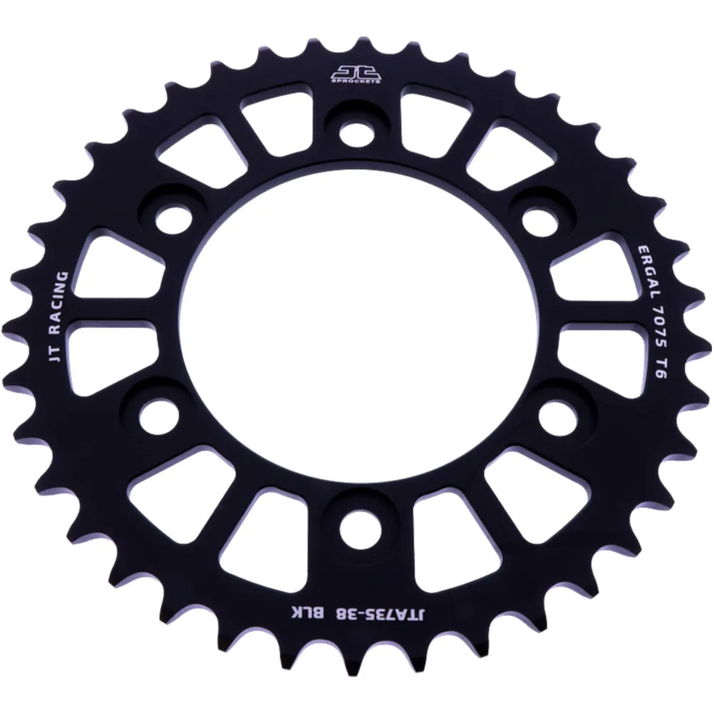 Alu-Kettenrad 38Z Teilung 520 schwarz JT Innendurchmesser 100 Lochkreis 124