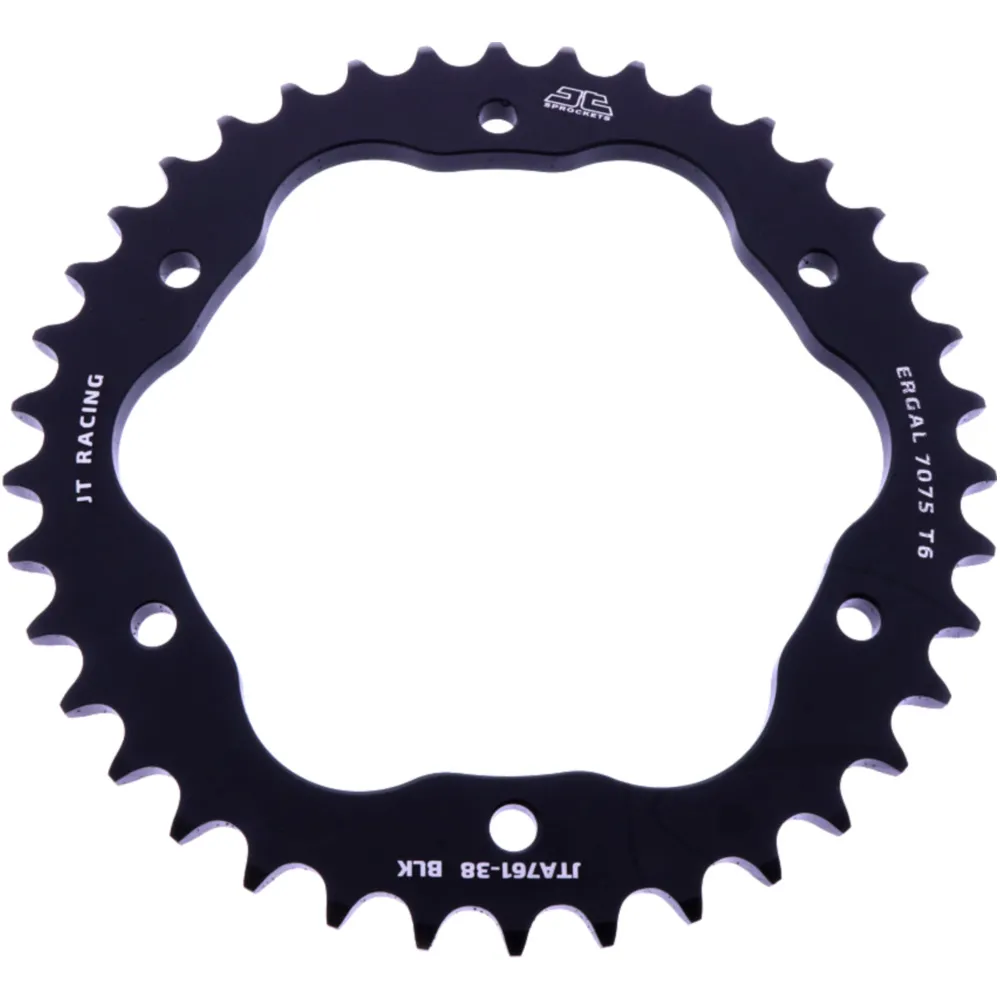Alu-Kettenrad 38Z Teilung 525 schwarz für Kettenradträger 7585029
