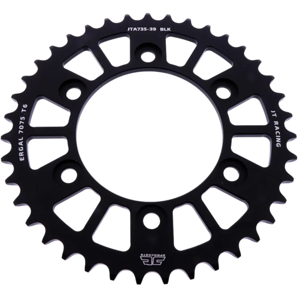 Alu-Kettenrad 39Z Teilung 520 schwarz JT Innendurchmesser 100 Lochkreis 124