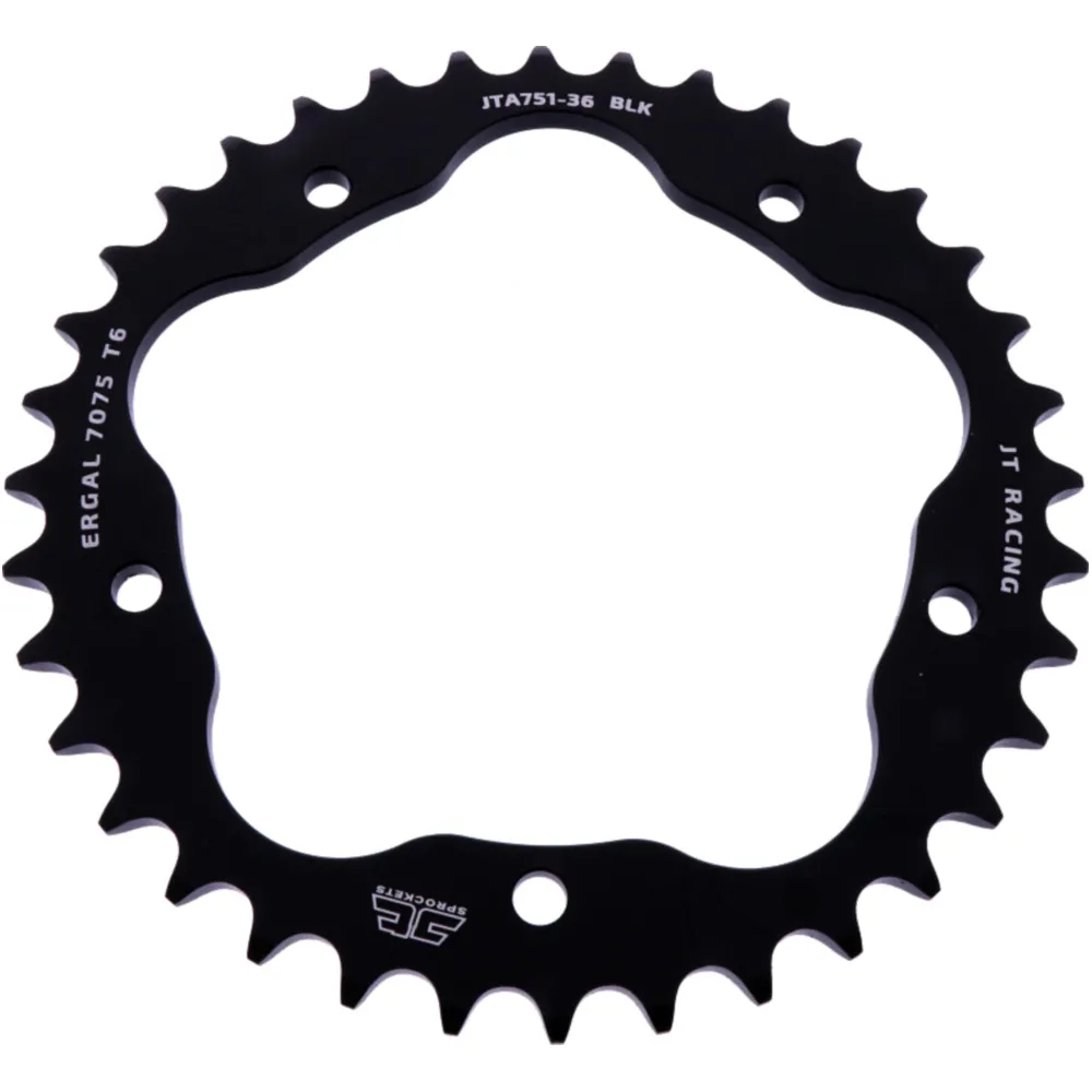 Alu-Kettenrad 36Z Teilung 520 schwarz für Kettenradträger 7585011