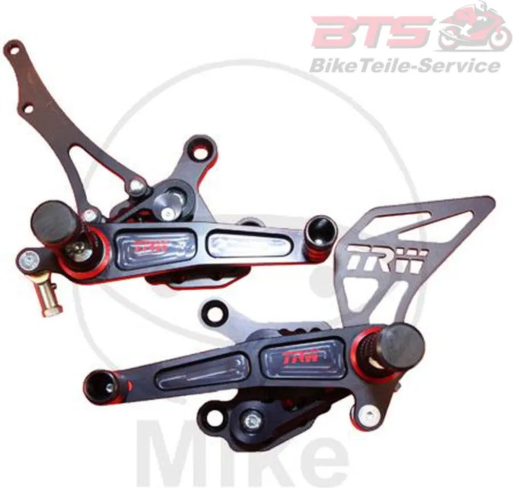 Fussrastenanlage Alu TUEV MCF107RAC