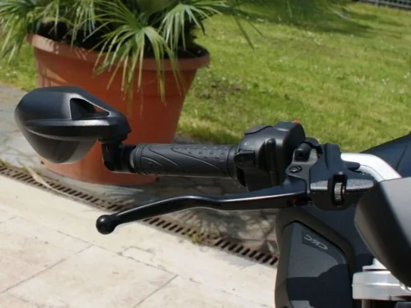 Lenkerendenspiegel VIPER 7574 | schwarz rechts | Alu/Plastik | B 120 x H 165mm | E-geprüft