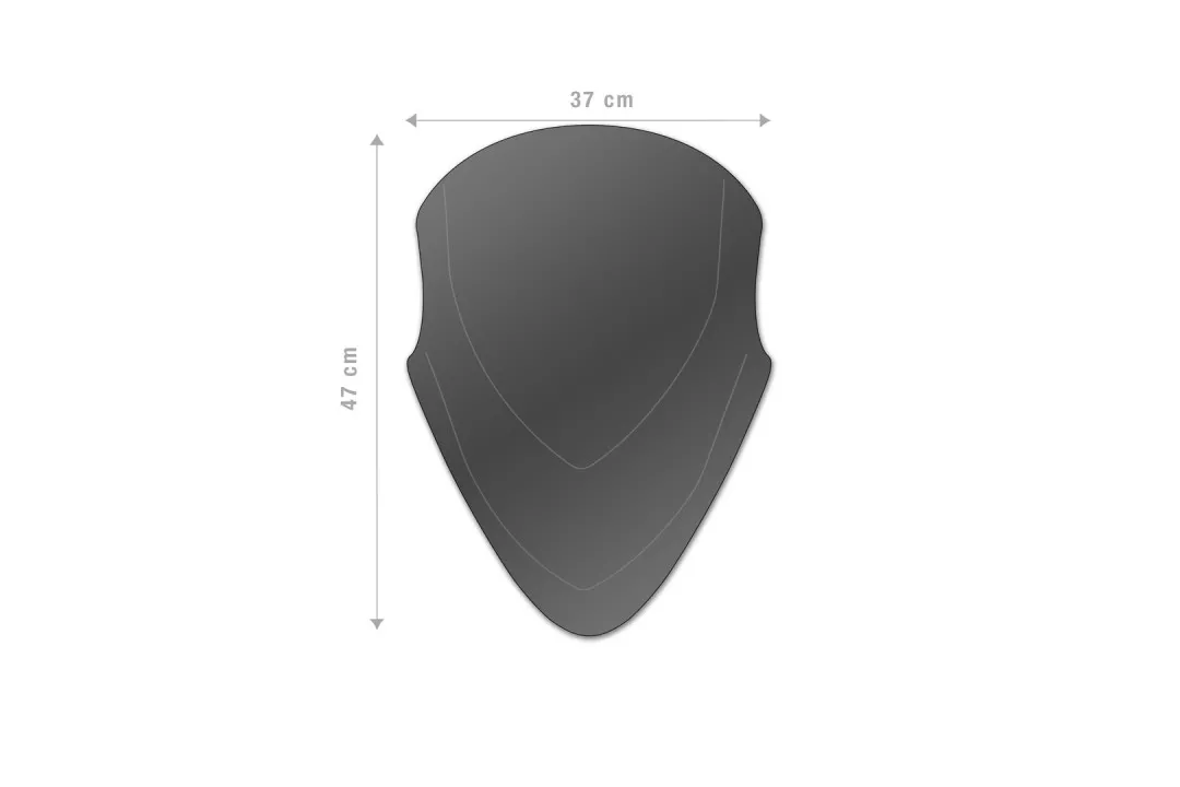 Windschild Plexiglas Ducati Multistrada V4S 2022-