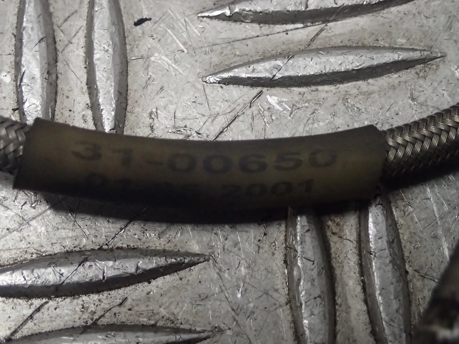 Stahlflexleitung Flexleitung Bremsleitung 720mm Kawasaki Ninja ZX-12R ZXT20A Ez.03 56758km