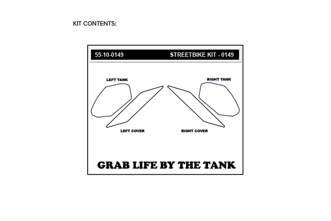 Stompgrip hybrid, Kawasaki Ninja 400, ab 2008
