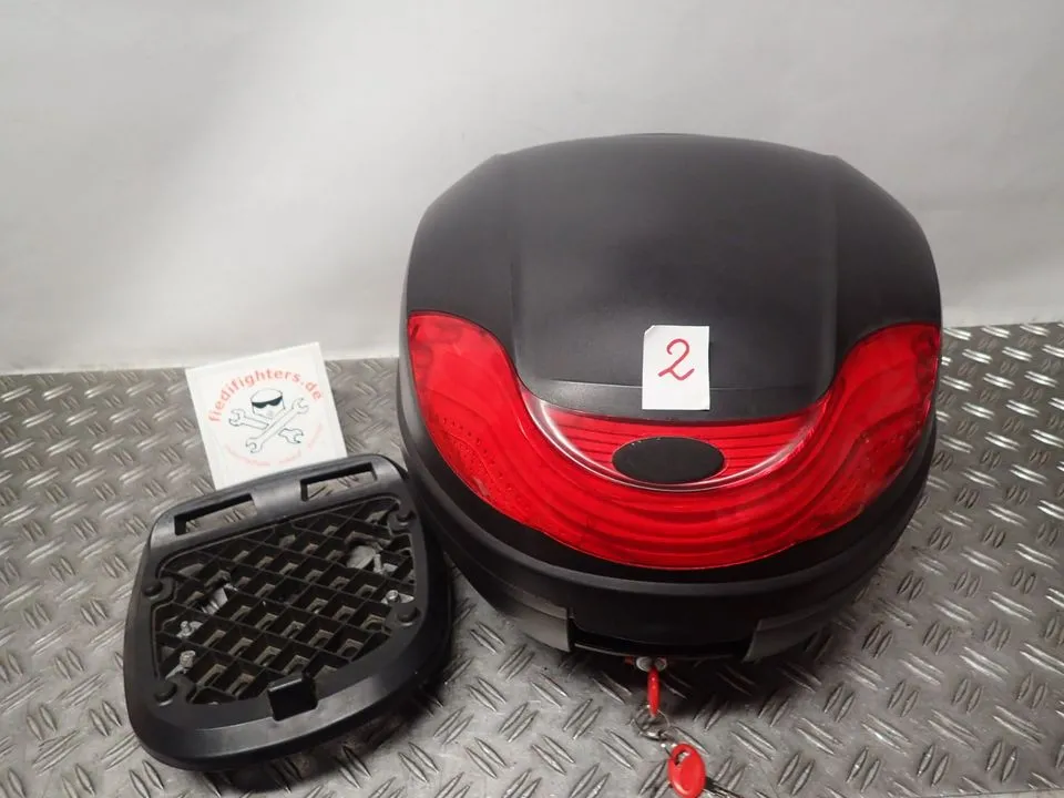 TOP CASE RÜCKENLEHNE Motorrad Topcase Koffer Trägerplatte