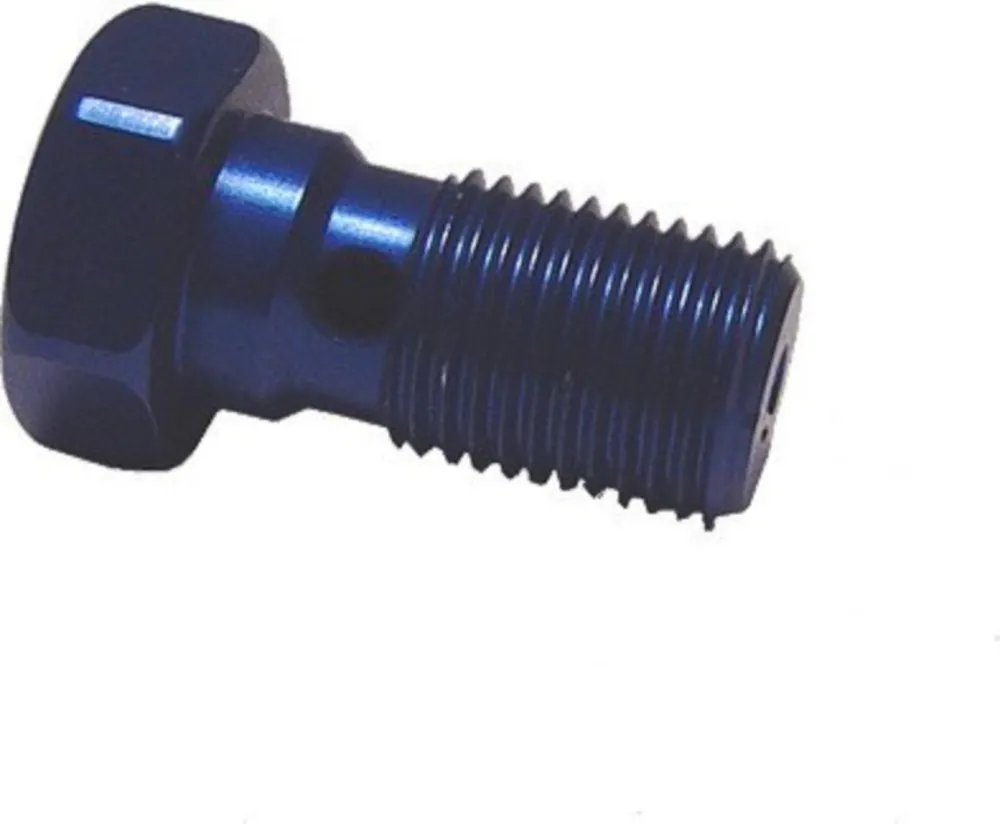 Banjo bolt single m10x1.00 blue