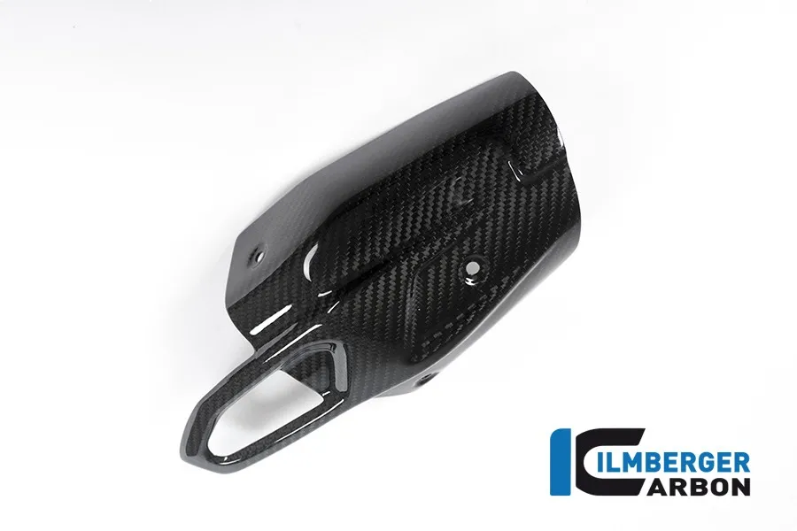 Auspuffschutz vorne am Schalldämpfer