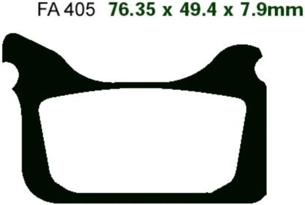 Bremsbeläge Bremsklotz Sinter MX-S EBC MXS405