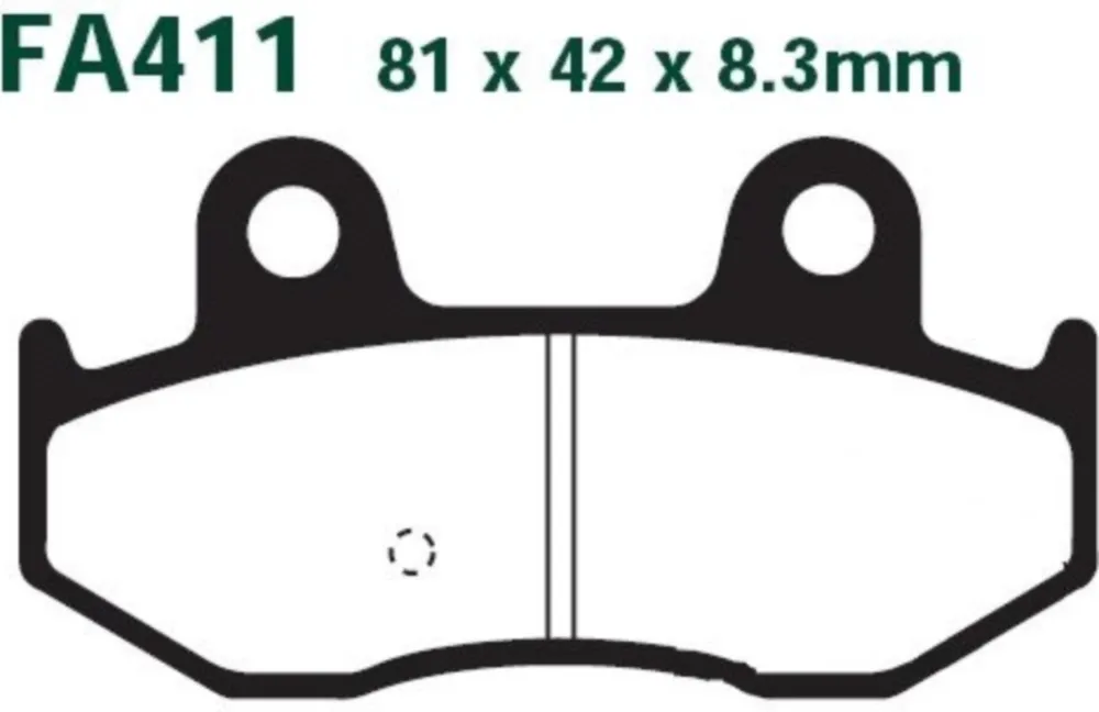 Bremsbeläge Bremsklotz Carbon Scooter EBC SFAC411
