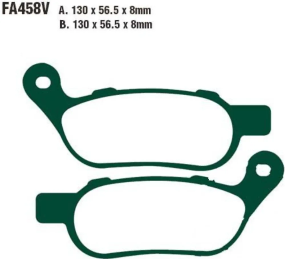 Bremsbeläge Bremsklotz Sinter HH EBC FA458HH