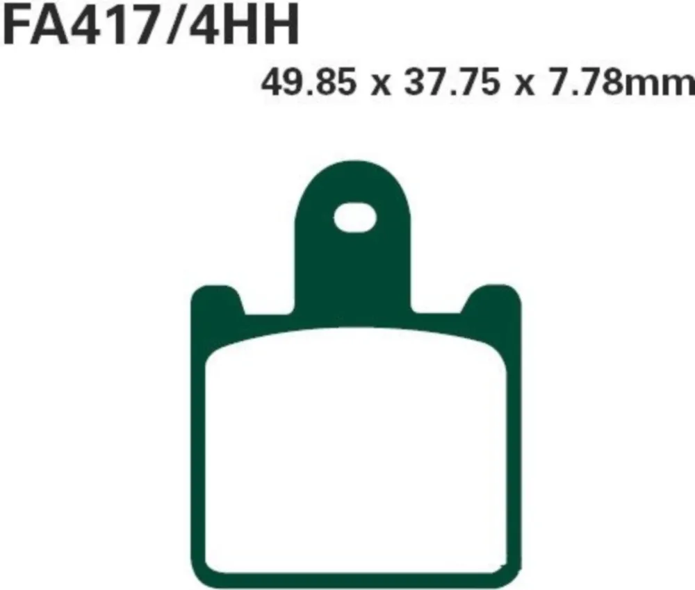 Bremsbeläge Bremsklotz Sinter GPFAX EBC GPFAX4174HH