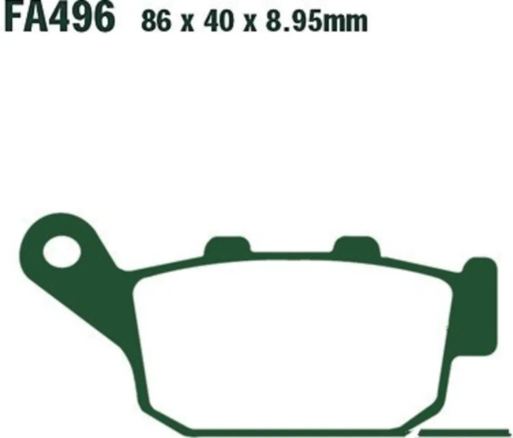 Bremsbeläge Bremsklotz Sinter HH EBC FA496HH