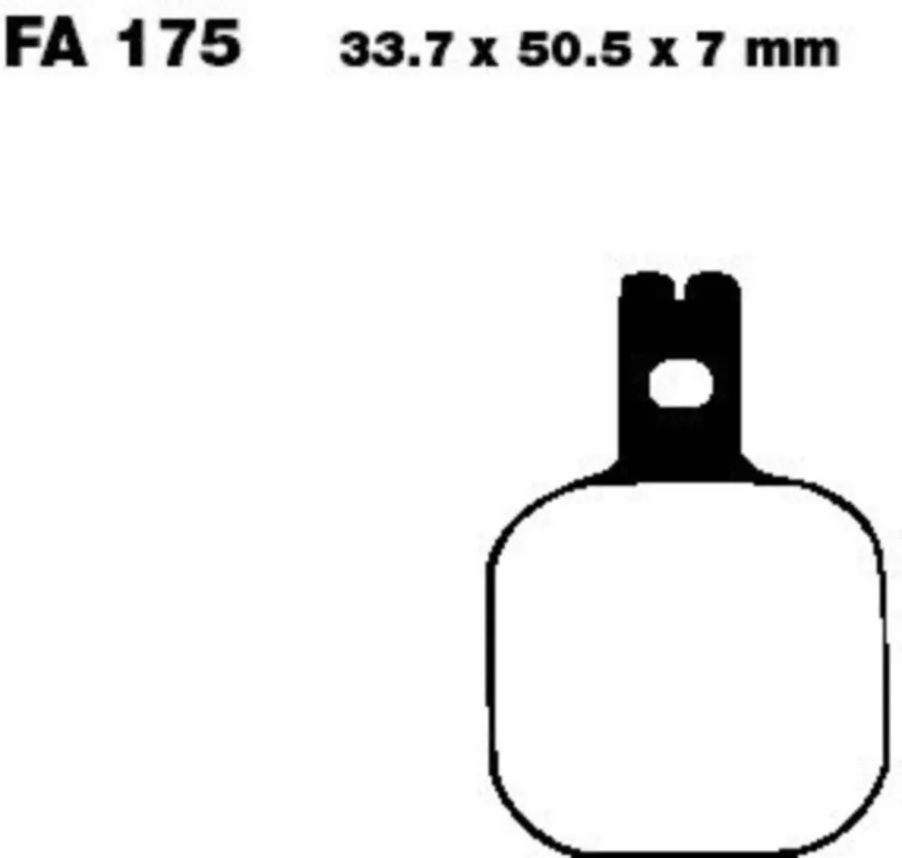 Bremsbeläge Bremsklotz Sinter HH EBC FA175HH