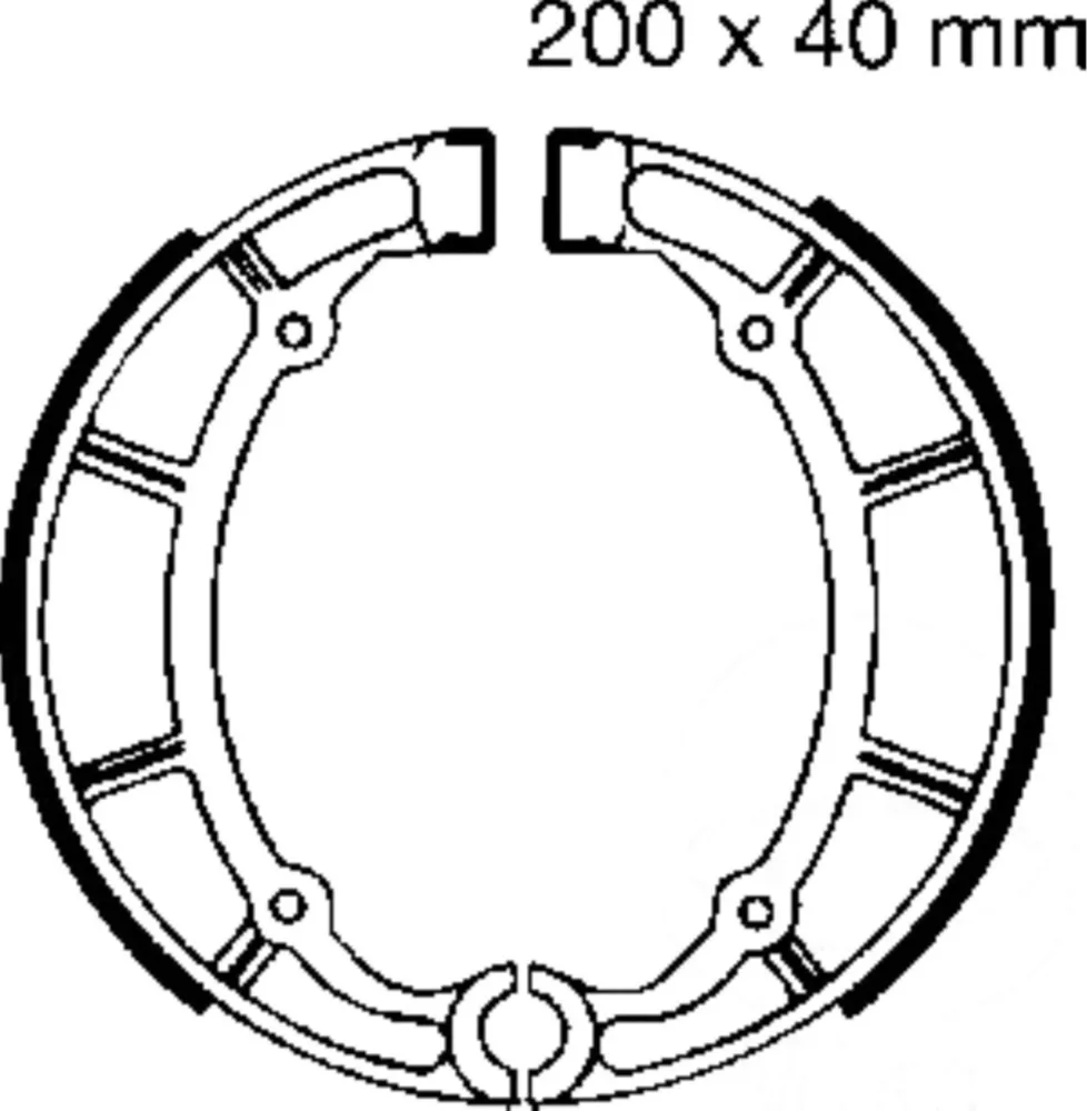 Bremsbacken mit Feder EBC Y515