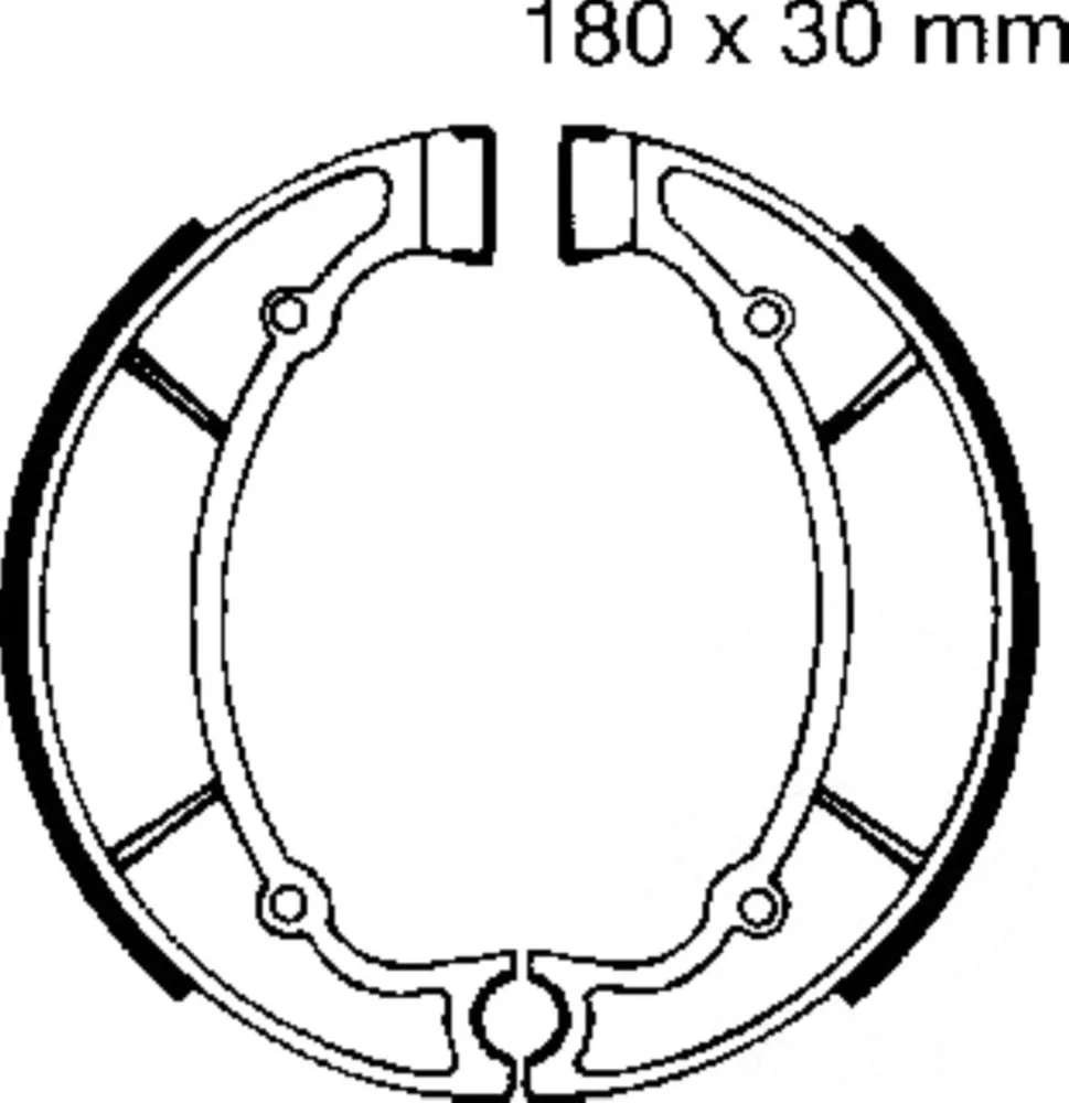 Bremsbacken mit Feder EBC Y514