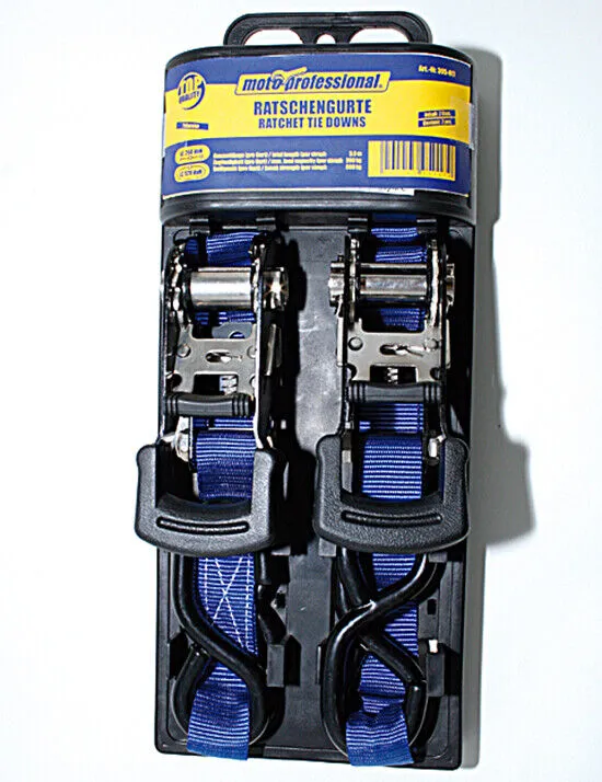 2x Spanngurt, Zurrgurt motoprofessional Ratschen-Zurrgurte